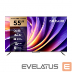 Televiisorid DREAME TV 55 4K Ultra HD 3840 x 2160 pixels 16:9 QLED Black