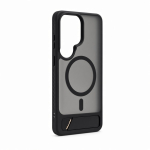 Tagakaaned Evelatus Samsung Galaxy S26 Ultra Rubber Coated MagSafe With Stand Case Black