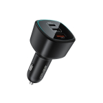 Adaptrid Acefast  Acefast B18 200W Car Charger 2x USB-C + USB-A - Black