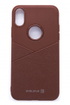 Tagakaaned Evelatus Apple iPhone X Phanton Brown
