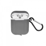 Korpus k&otilde;rvaklappidele GreenGo Apple AirPods Silicone Case With Hook Gray