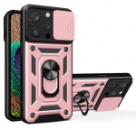 Tagakaaned iLike - iPhone 14 Pro Max Armor Camshield case Pink