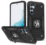 Tagakaaned iLike Samsung Galaxy A34 5G Ring Armor case Black