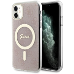 Tagakaaned Guess  Guess GUHMN61H4STP iPhone 11 6.1" pink/pink hardcase 4G MagSafe