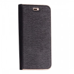 Kaaned - kaaned Vennus Samsung J4 Plus J415 Book Case With Frame Black