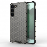 Tagakaaned Hurtel  Honeycomb case for Samsung Galaxy S23+ armored hybrid cover black