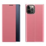 Tagakaaned Hurtel  Sleep Case Bookcase Type Case with Smart Window for iPhone 13 Pro Max pink
