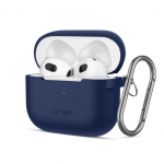 Korpus k&otilde;rvaklappidele Tech-Protect Apple AirPods 3 Silicone Hook Case Blue