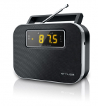 Interaktiivne lahendus Muse  M-081R Black, Alarm function, 2-band PLL portable radio