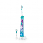 Hambahari Philips Sonic Electric toothbrush HX6322/04 For kids, Rechargeable, Sonic technology, Teeth brushing modes 2, Number of brush heads included 2, Aqua