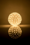 Sisevalgustid iLike Bumba ar puķēm RS-209 100LED D-14cm Warm White