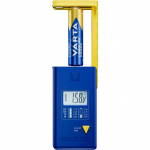 Aku Varta VARTA battery tester with digital display (AA, AAA, Type C, Type D, 9V, button) 893101111 blue