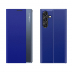 Tagakaaned Hurtel  New Sleep Case Cover with Flip and Stand for Samsung Galaxy S25 Edge - Blue