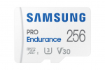 M&auml;lukaardid Samsung PRO Endurance MB-MJ256KA/EU 256 GB, MicroSD Memory Card, Flash memory class U3, V30, Class 10, SD adapter
