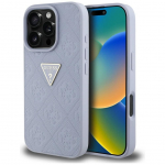 Muud kaubad Guess  Guess Hot Stamp 4G Pattern Triangle Metal Logo iPhone 16 Pro Case - Purple