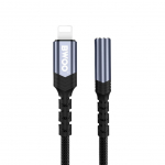&Uuml;leminek BWOO  Adapter AUX 3.5mm - Lightning Black BZ48