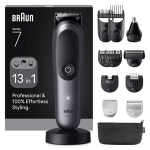 Trimmer Braun Braun 13in1 Grooming Kit All-in-One Series 7 AIO7560 Cordless Number of length steps 14 Black/Grey