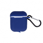 Korpus k&otilde;rvaklappidele GreenGo Apple AirPods Silicone Case with Hook Dark Blue