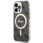Tagakaaned Guess  Guess GUHMP13LH4STK iPhone 13 Pro / 13 6.1" black/black hardcase 4G MagSafe