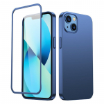 Tagakaaned Joyroom  Joyroom 360 Full Case front and back cover for iPhone 13 + tempered glass screen protector blue (JR-BP927 blue)
