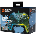 Kontroller Canyon gamepad Brighter GP-02 Wired Crystal Transparent