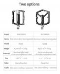 Jalgratta tarvik Rockbros  Rockbros K203-BK Bicycle Pedals - Black