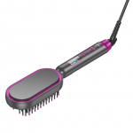 Muu Hoco Hair straightener Hoco with comb and digital display HP44 rose red
