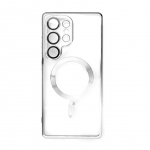 Tagakaaned Hurtel  Electroplated Case with MagSafe galvanized for iPhone 16e - silver