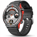 Nutikell iWear Z136 Zinc Sport BT Call Smart Watch 1.43'' Amoled Display Heart Rate and Oxygen Monitor Black