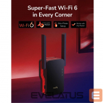 Ruuterid Cudy RE3000 MeshFlex AX3000 WiFi 6 Mesh Repeater Dual Band Gigabit Port WPS WPA3 Signal Light White