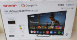 Televiisorid Sharp  SALE OUT.  32HF3865E 32" (81cm) QLED Full HD Google TV | SALE OUT. |  32HF3865E | 32 | Smart TV | Google TV | DAMAGED PACKAGING