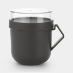 Kodu ja remondi jaoks brabantia  BRABANTIA Make & Take zupas kārba  0.6L  dark grey 203824