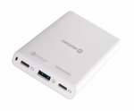 Arvutid ja tahvelarvutid swissten  Swissten Tīkla Lādētājs Piezīmjdatoru un MacBook uzlādē&scaron;anai / 60W / PD3.0 / QC3.0 / PPS / Balts