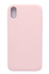 Tagakaaned Evelatus Apple iPhone XS Premium Soft Touch Silicone Case Pink Sand