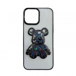 Tagakaaned iLike Apple iPhone 14 Silicone Case Print Desire Bear Black