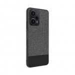Tagakaaned iLike Xiaomi Redmi Note 12 / Poco X5 Plastic Leather Back Cover Gray