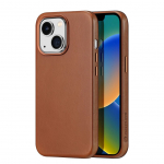 Tagakaaned Dux Ducis  Dux Ducis Naples iPhone 14 Plus Magnetic Leather Case MagSafe Brown