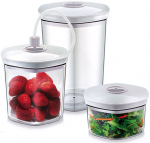 Vaakumn&otilde;ud Caso  Vacuum Canister Set 01260 3 canisters, White