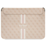 Tagakaaned Guess  Guess 4G Printed Stripes cover for a 16" laptop - pink