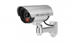 Videokaamera iWear IR1 CCTV IR Outdoor Home Security Duymmy Fake Camera with flashing red light 2x AA battery Sil