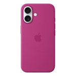 Tagakaaned Apple - iPhone 16 Silicone Case with MagSafe Fuchsia