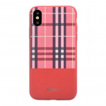 Tagakaaned Devia Apple iPhone X Lattice case Red