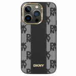 Muu telefoni lisavarustus DKNY  DKNY Leather Checkered Mono Pattern MagSafe iPhone 15 Pro Max Case - Black