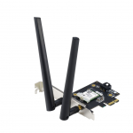 Ruuterid Asus AX1800 Dual-Band Bluetooth 5.2 PCIe Wi-Fi Adapter PCE-AX1800 802.11ax, 574+1201 Mbit/s, MU-MiMO Yes, No mobile broadband, Antenna type External