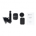 Puutepliiats Forcell  Magnetic car phone holder Forcell F-Grip Carbon H-CT327 windshield / dashboard black