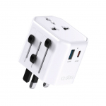 Adaptrid SBS  SBS TEADAPTUSBTCUNI USB-C USB-A Universal Travel Adapter - White