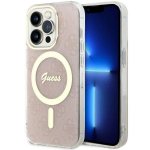 Tagakaaned Guess  Guess GUHMP14LH4STP iPhone 14 Pro 6.1" pink/pink hardcase 4G MagSafe