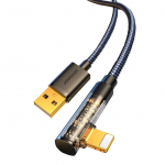 Kaabel Joyroom  Joyroom Gaming Cable S-UL012A6 Lightning (angled) / USB-A (straight) 2.4A 1.2 m - black