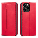 Tagakaaned Hurtel  Magnet Fancy Case case for iPhone 14 Pro Max flip cover wallet stand red