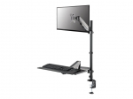 Teleri kinnitus NEOMOUNTS  DS90-325BL1 Sit-stand workstation desk 1 screen - 17-32" - 1-9 kg (curved 6 kg) - gas spring - black